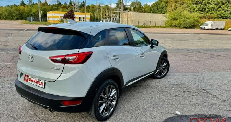 Mazda CX-3 cena 71777 przebieg: 119000, rok produkcji 2017 z Limanowa małe 781